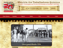 Tablet Screenshot of memoria.quimicosunificados.com.br